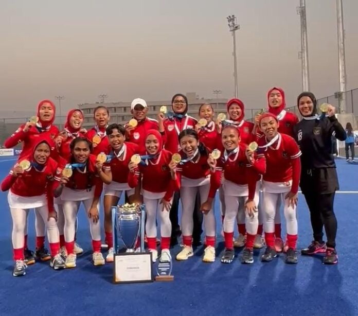 Timnas Hoki Putri Indonesia Juara Asia Tengah 2025