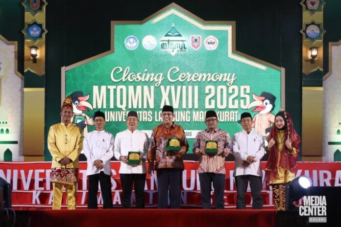 Kalsel Sukses Jadi Tuan Rumah MTQ Mahasiswa Nasional XVIII 2025