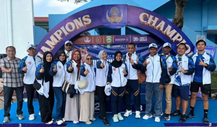 Sri Fathanah Raih Emas Tenis Pornas Korpri XVII untuk Kalsel
