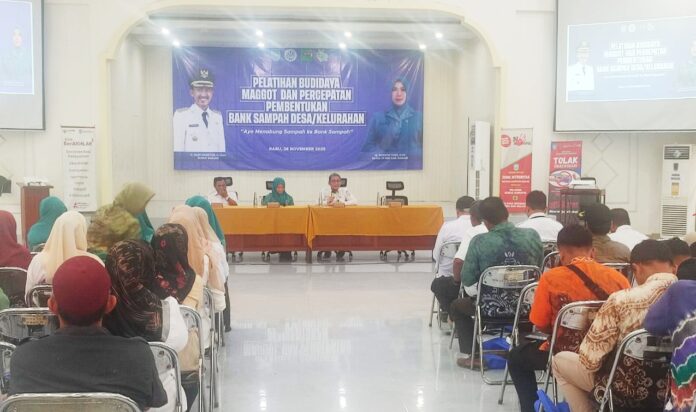 Olah Limbah Organik Bernilai Ekonomis, DPRKPLH Gelar Pelatihan Budidaya Maggot