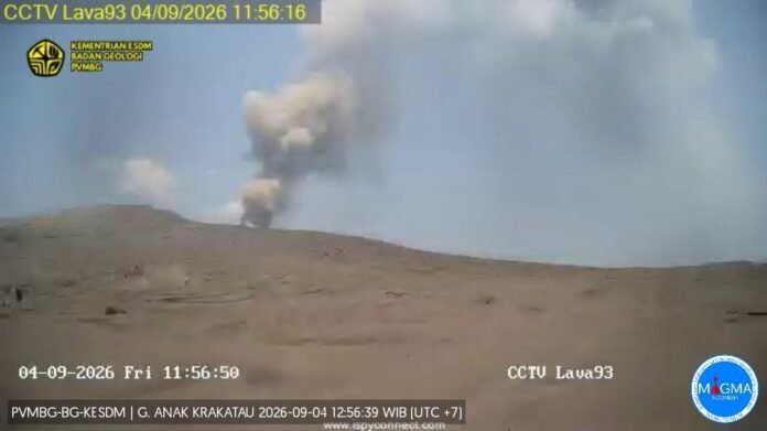 Gunung Anak Krakatau Erupsi